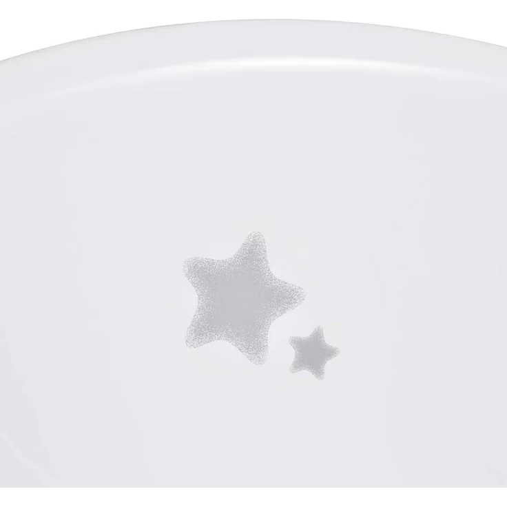 keeeper Babybadewanne mit Stöpsel, Sterne Weiß, Ab 0 bis ca. 12 Monate, 84 cm lang, ergonomisch – Bild 3