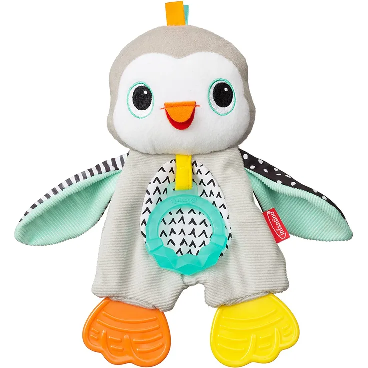 Infantino Beißring kuscheliger Pinguin