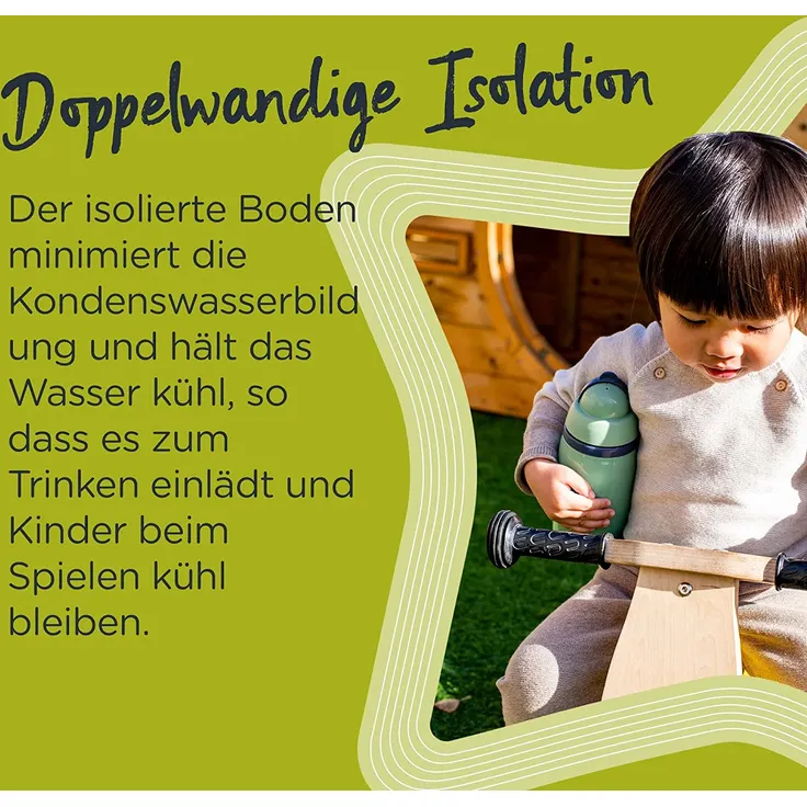 Tommee Tippee Superstar Isolierter Strohhalmbecher, 100% Auslauf- und Schüttelsichere INTELLIVALE-Technologie, Antibakterieller BACSHIELD-Technologie, 12 M. +, 266ml, 1 Stk, Grau – Bild 5