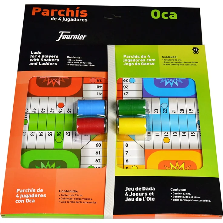 Fournier 521111 – Ludo + OCA mit Glasplatte und fichas-Blister – Bild 11