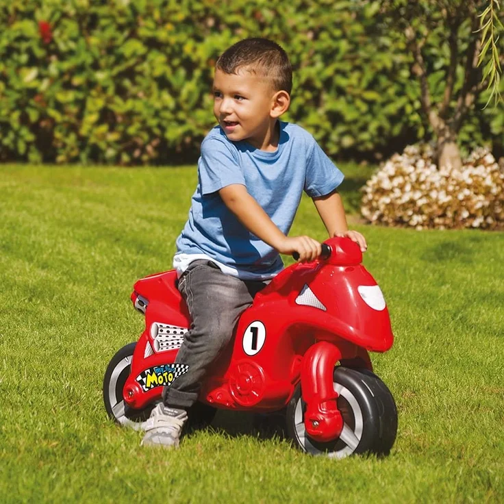 Kinder Motorrad Laufrad Lauflernrad Lauf Moto Cross Bike Red Babylaufrad Rot – Bild 3
