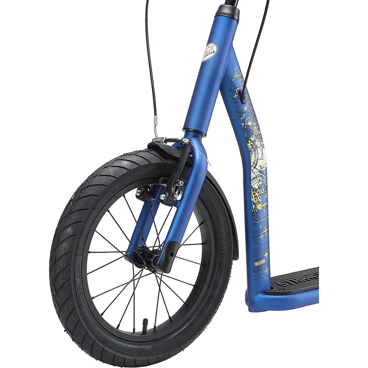 BIKESTAR Tretroller Kinderroller ab 8 Jahre | 16 Zoll New Gen Sport | Blau – Bild 6