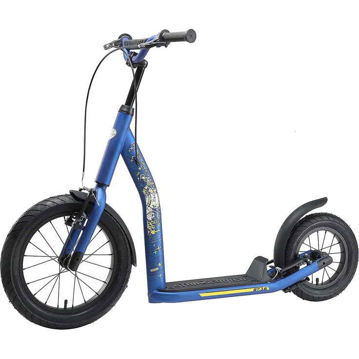 BIKESTAR Tretroller Kinderroller ab 8 Jahre | 16 Zoll New Gen Sport | Blau – Bild 3