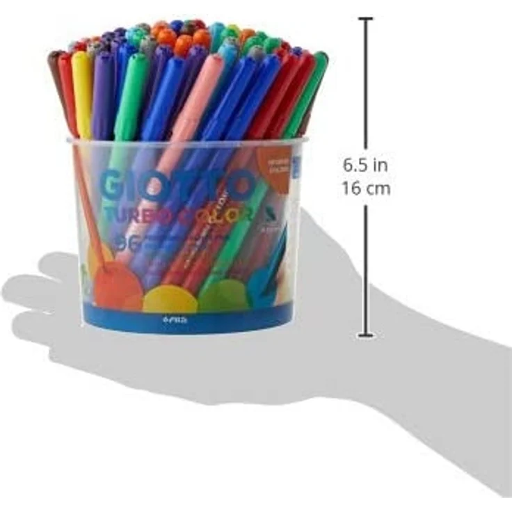 Giotto 5215 00 - Turbo Color Faserschreiber Großpackung mit 96 Faserschreibern – Bild 6