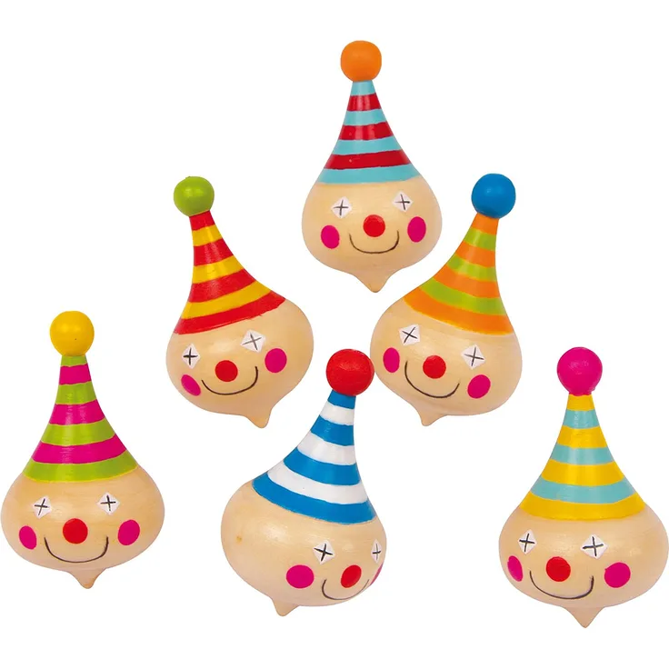 Legler 6138 Kreisel Clown aus Holz