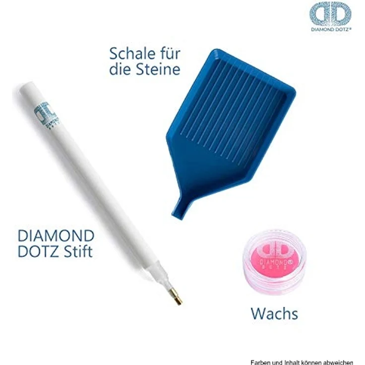 Pracht Creatives Hobby DD6-005 Diamond Dotz Jaguar, funkelndes Diamantenbild zum Selbstgestalten, ca. 27,5 x 35,5 cm groß, Malen mit Diamanten, Neuer und kreativer Basteltrend, bunt – Bild 5