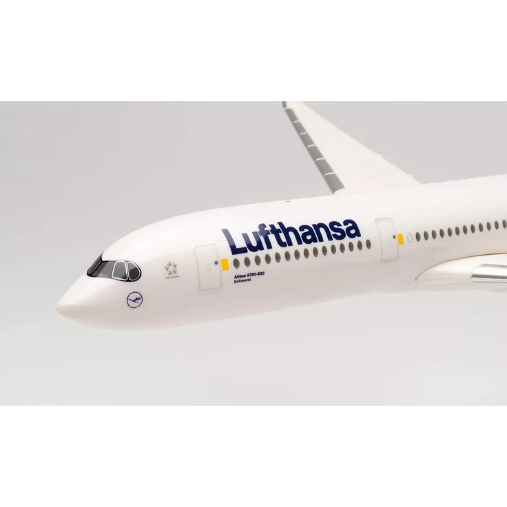 herpa 612258 – Airbus A350-900, Lufthansa Passagierflugzeug, Wings, Modell Flugzeug mit Standfuß, Flieger, Modellbau, Miniaturmodelle, Sammlerstück, Kunststoff - Maßstab 1:200 – Bild 6