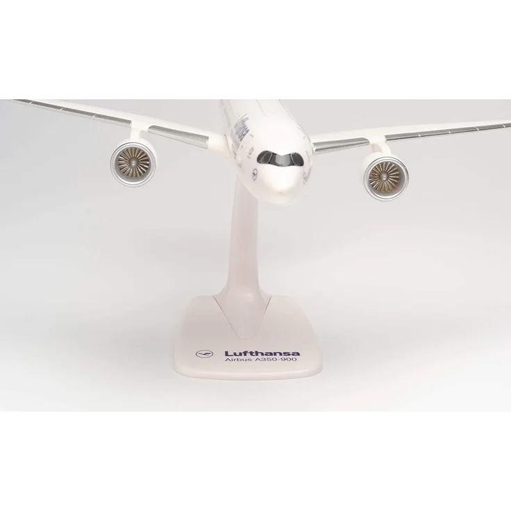 herpa 612258 – Airbus A350-900, Lufthansa Passagierflugzeug, Wings, Modell Flugzeug mit Standfuß, Flieger, Modellbau, Miniaturmodelle, Sammlerstück, Kunststoff - Maßstab 1:200 – Bild 4