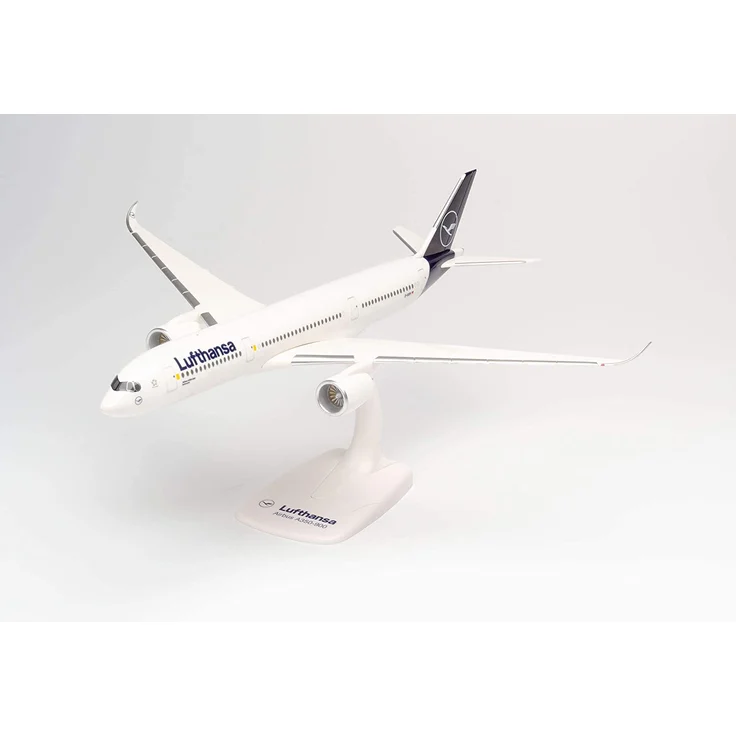 herpa 612258 – Airbus A350-900, Lufthansa Passagierflugzeug, Wings, Modell Flugzeug mit Standfuß, Flieger, Modellbau, Miniaturmodelle, Sammlerstück, Kunststoff - Maßstab 1:200 – Bild 2