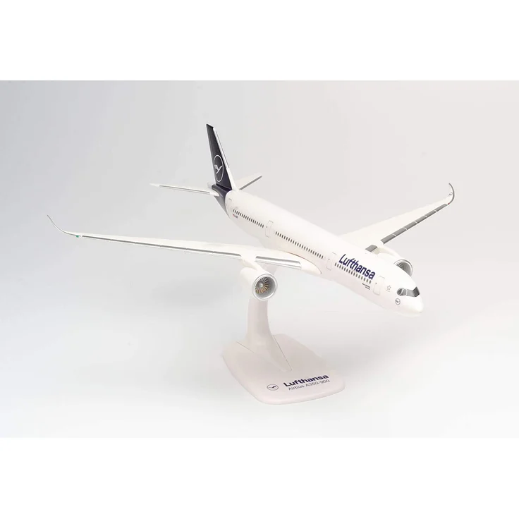 herpa 612258 – Airbus A350-900, Lufthansa Passagierflugzeug, Wings, Modell Flugzeug mit Standfuß, Flieger, Modellbau, Miniaturmodelle, Sammlerstück, Kunststoff - Maßstab 1:200 – Bild 3