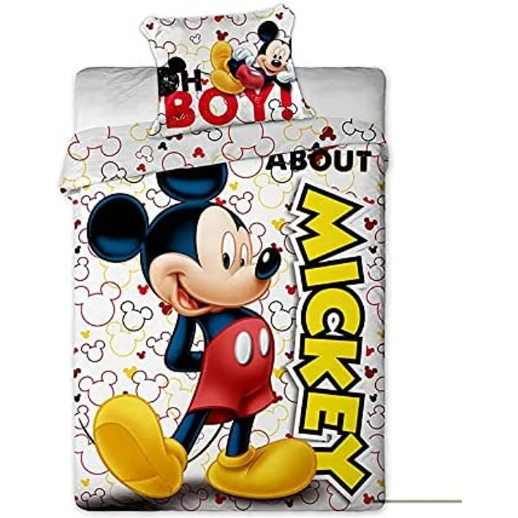 bettdeckenbezug Mickey Mouse 140 x 200 cm