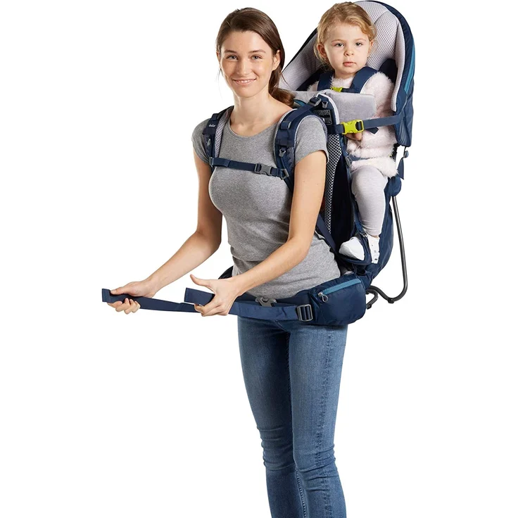 Deuter 'Kid Comfort Pro' Kinderkraxe 2019 Midnight, inkl. Sonnendach und integriertem Daypack für zusätzlichen Stauraum - Preisvergleich – Bild 14