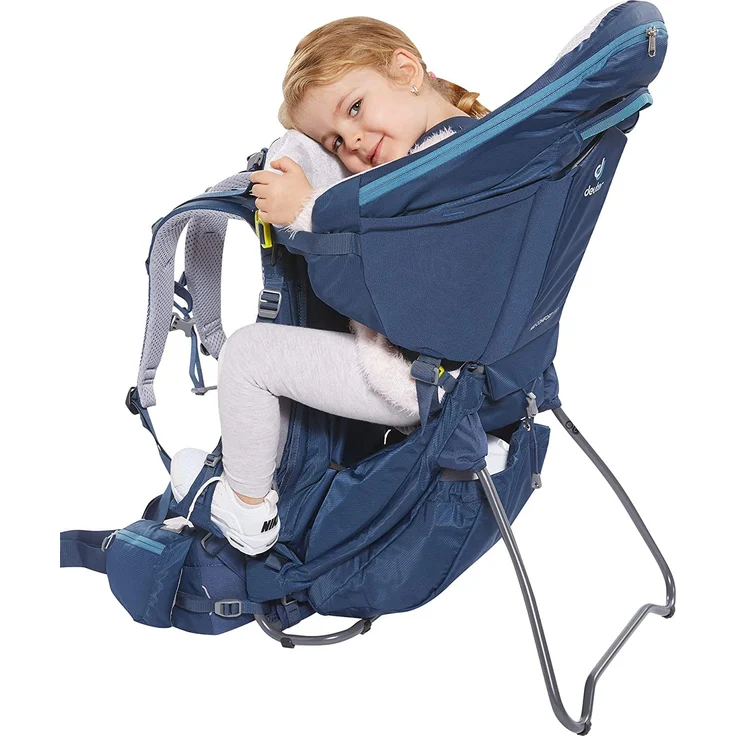 Deuter 'Kid Comfort Pro' Kinderkraxe 2019 Midnight, inkl. Sonnendach und integriertem Daypack für zusätzlichen Stauraum - Preisvergleich – Bild 12