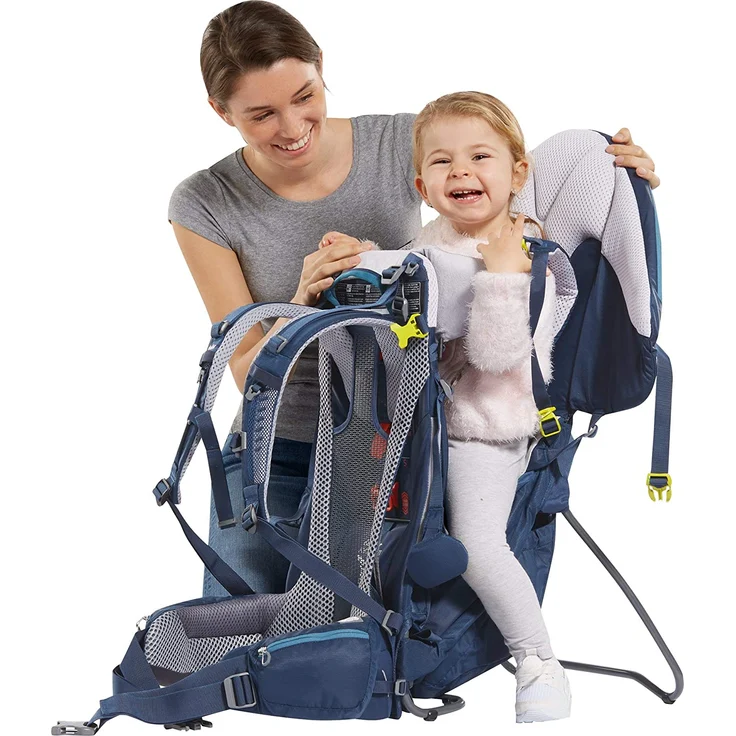 Deuter 'Kid Comfort Pro' Kinderkraxe 2019 Midnight, inkl. Sonnendach und integriertem Daypack für zusätzlichen Stauraum - Preisvergleich – Bild 13