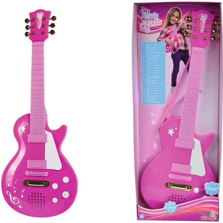 Simba 106830693 - My Music World Girls Rockgitarre 56 cm – Bild 2
