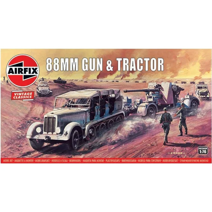 88mm Flak Gun & Tractor – Bild 1