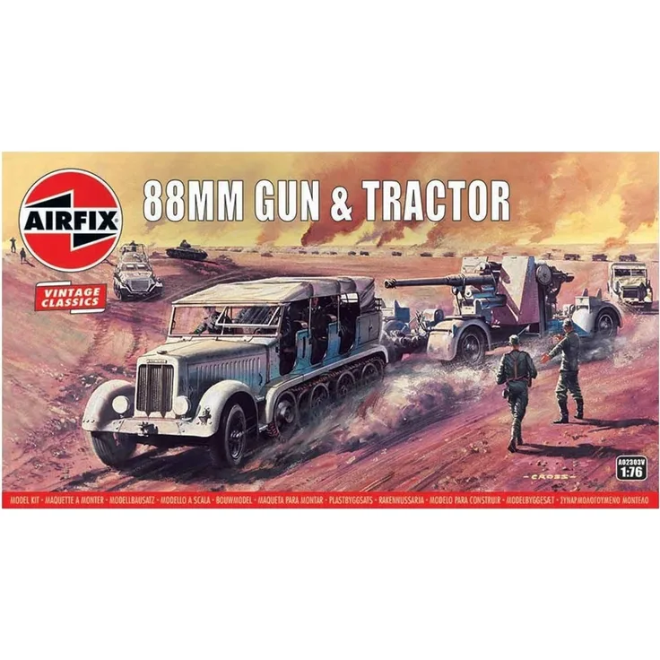 88mm Flak Gun & Tractor