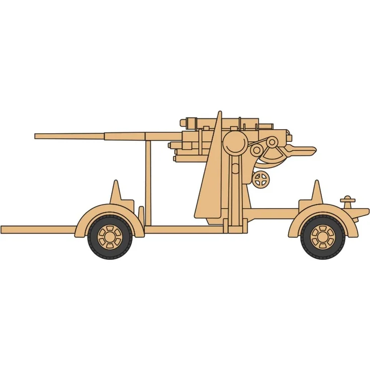 88mm Flak Gun & Tractor – Bild 3