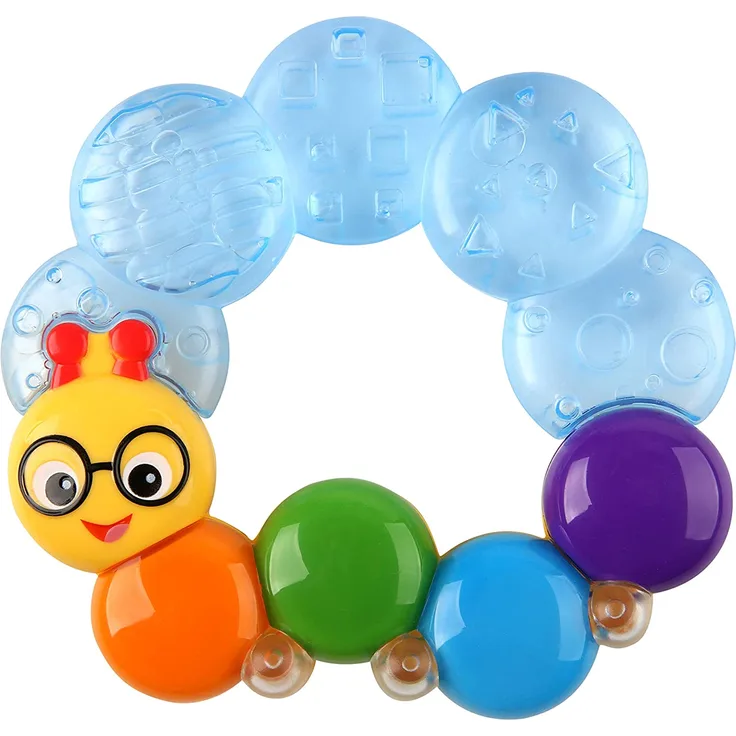 Baby Einstein, Beißring der kühlt und beruhigt, einfach zu greifen, mit strukturierter Oberfläche