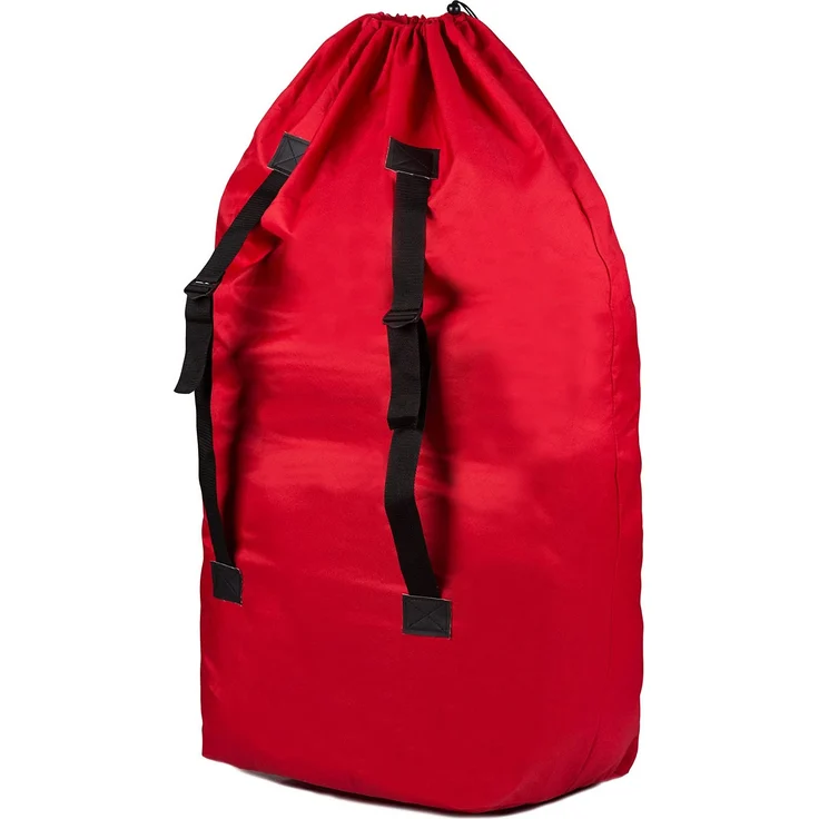 Rote Reisetasche für Kinderwagen Größe zu 100x60x40 cm Transporttasche Buggy Tragetasche Faltbar als Rucksack perfekt am Flughafen beim Einchecken Bahnhof Autofahrten [085] – Bild 3