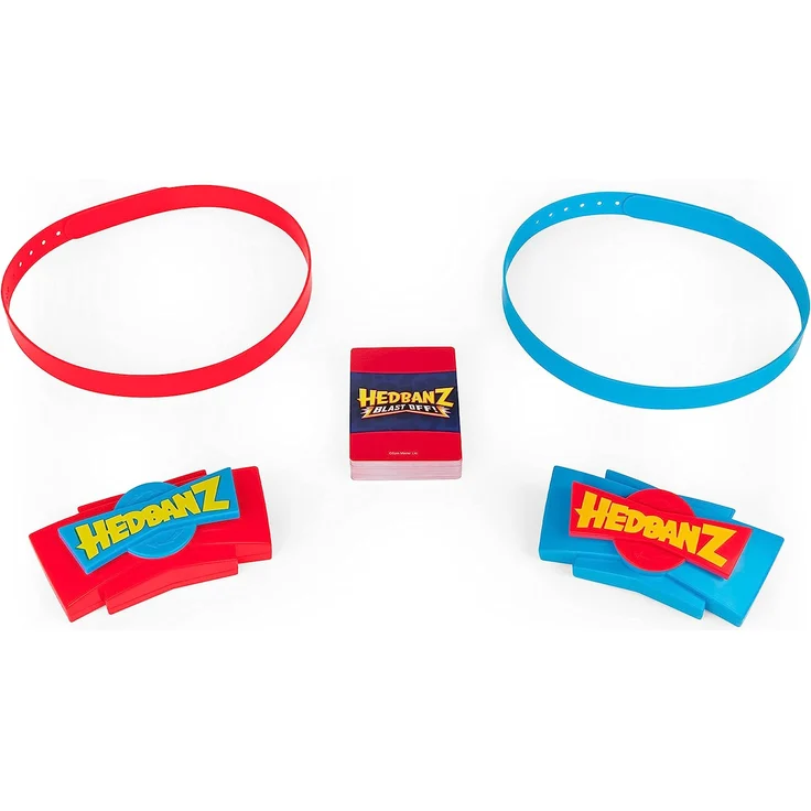 Spin Master Games - Hedbanz - Blast Off, Familien-Ratespiel mit fliegenden Karten - für 2 Teams bzw. 4 und mehr Spieler ab 6 Jahren (deutsche Version) – Bild 4