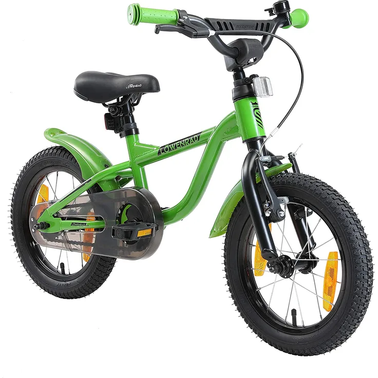 Löwenrad Kinderfahrrad 14 Zoll - Grün - Preisvergleich