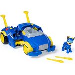 PAW Patrol 6053687 - Mighty Pups Super Paws - Chases verwandlungsfähiges Powered Up Fahrzeug mit Figur