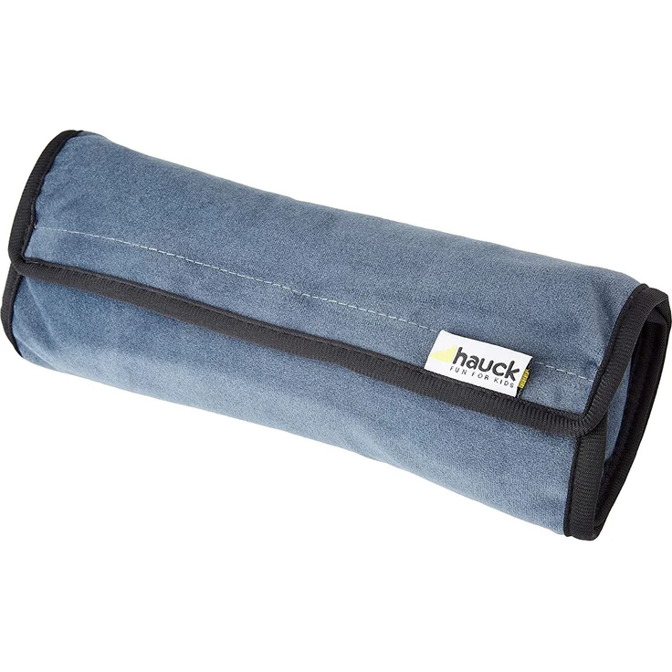 Hauck Cushion Me Gurtpolster für Kindersitze, Befestigung mit Klettverschluss, Herausnehmbare Polsterung, für Kinder und Erwachsene, grau, 28 x 10 x 7 cm – Bild 1