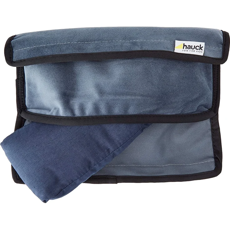 Hauck Cushion Me Gurtpolster für Kindersitze, Befestigung mit Klettverschluss, Herausnehmbare Polsterung, für Kinder und Erwachsene, grau, 28 x 10 x 7 cm – Bild 4