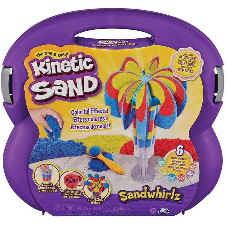 Kinetic Sand Sandwhirlz Spielset Children''s kinetic sand 3 Jahr(e) Mehrfarbig
