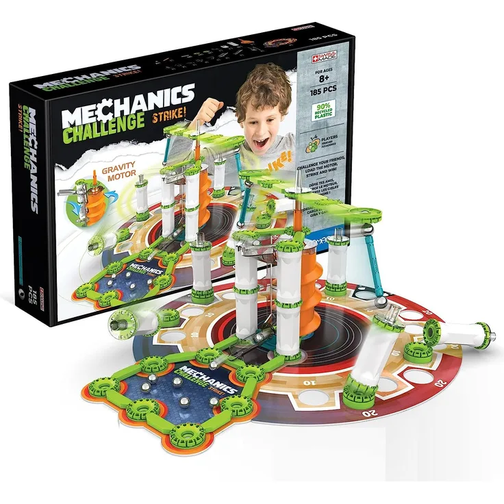 Geomag Mechanics Recycled Challenge Strike! Neodym-Magnet-Spielzeug 8 Jahr(e) Mehrfarbig