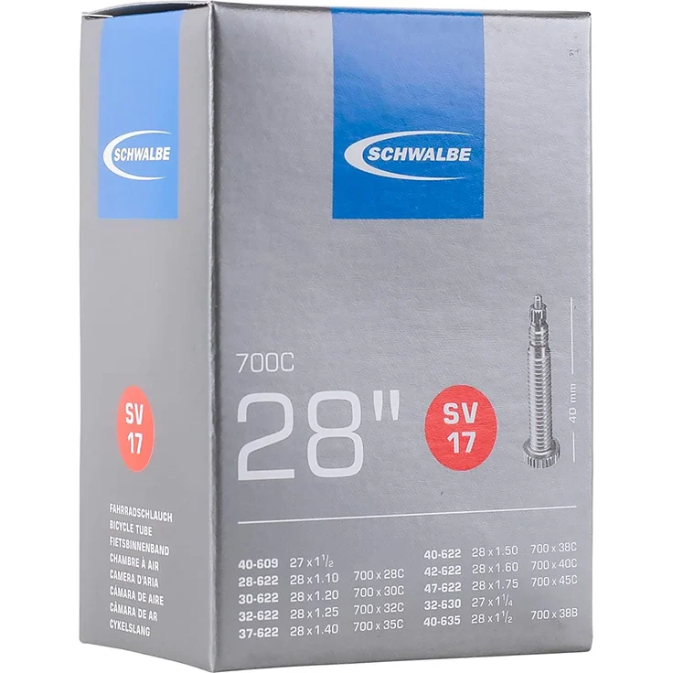 Schwalbe Schlauch SV17 28x1. 10-1. 75" (28-47/622-635) 28 Zoll SV 40mm – Bild 2