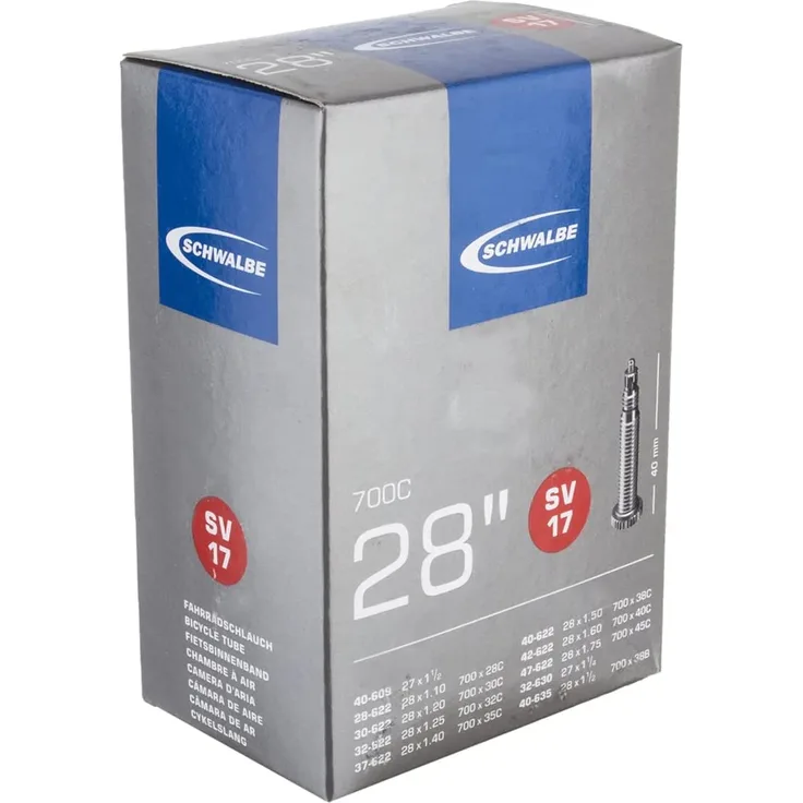 Schwalbe Schlauch SV17 28x1. 10-1. 75" (28-47/622-635) 28 Zoll SV 40mm