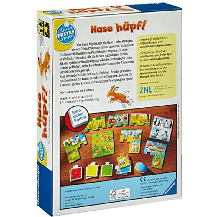 Ravensburger Spielen und Lernen 24735 - Hase hüpf! – Bild 2