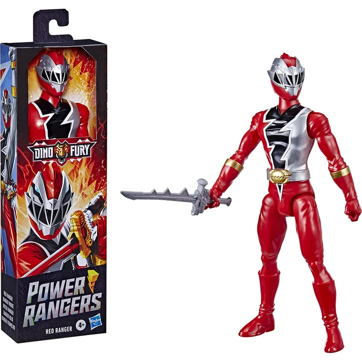 Hasbro Power Rangers Dino Fury Red Ranger 12 Inch Action Figure Toy Figure – Bild 3