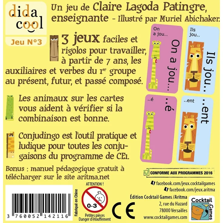 Aritma- Conjudingo Ce1 Gesellschaftsspiel, CGCONJ01 – Bild 7