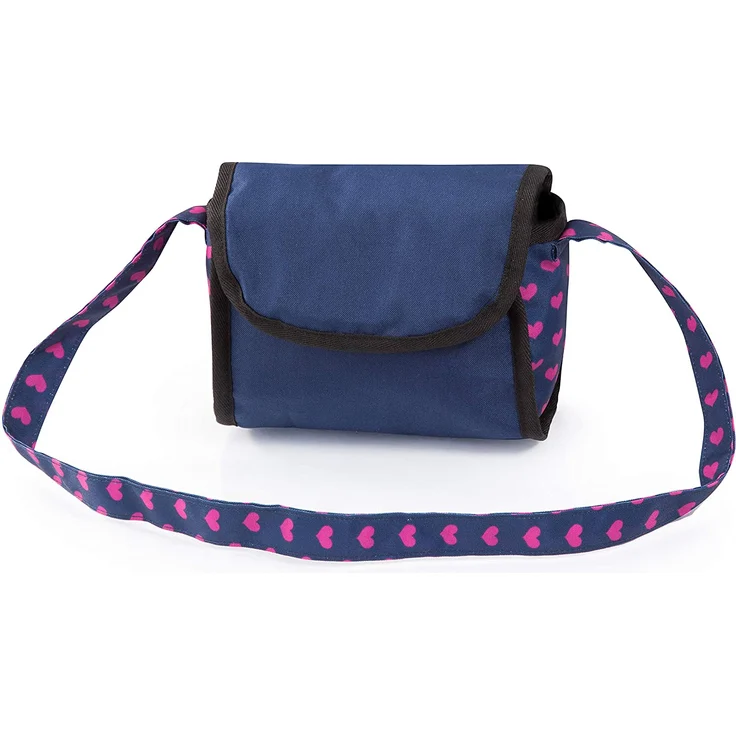 Bayer Design 13654AA City Star in modernen Einhorn Design, Kombi Puppenwagen, mit herausnehmbarer Tragetasche und Umhängetasche, höhenverstellbar, für Puppen bis 46cm, blau rosa – Bild 7