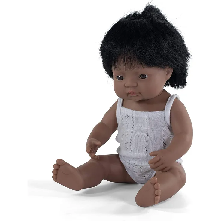 Miniland babypuppe Junge mit Vanilleduft 38 cm weiße Verpackung