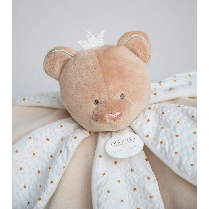 DOUDOU 23549 Traumfänger Bär Schmusetuch Blüte 26cm – Bild 4