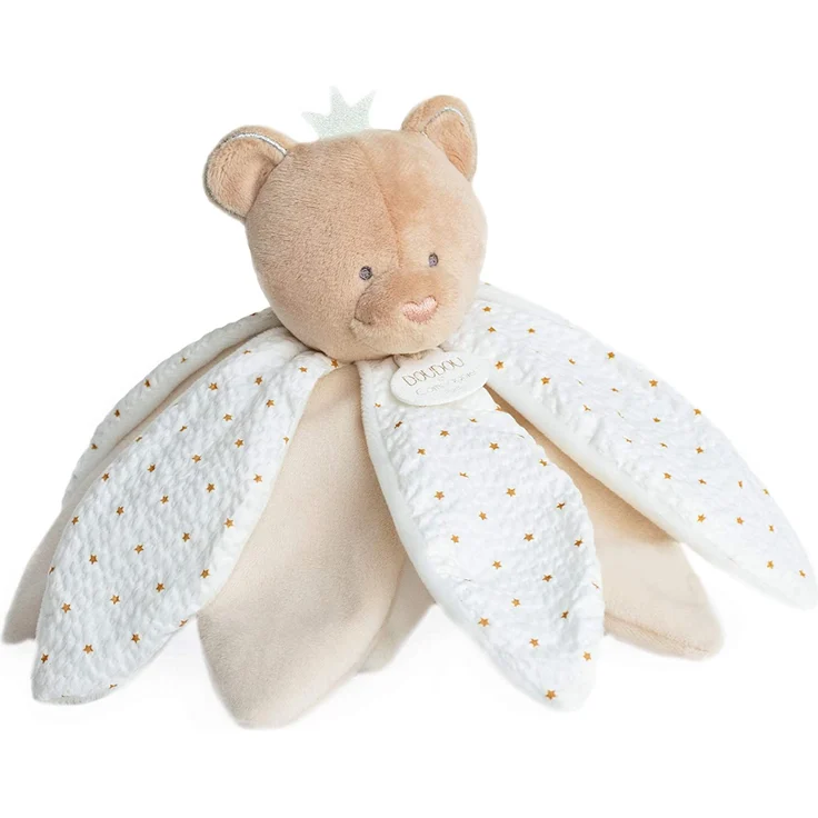 DOUDOU 23549 Traumfänger Bär Schmusetuch Blüte 26cm – Bild 2