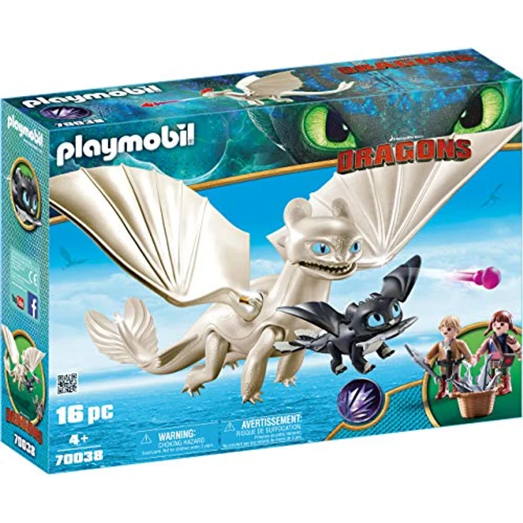 PLAYMOBIL 70038 - Dragons - Light Fury Spielset – Bild 1