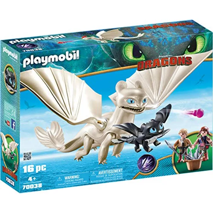 PLAYMOBIL 70038 - Dragons - Light Fury Spielset
