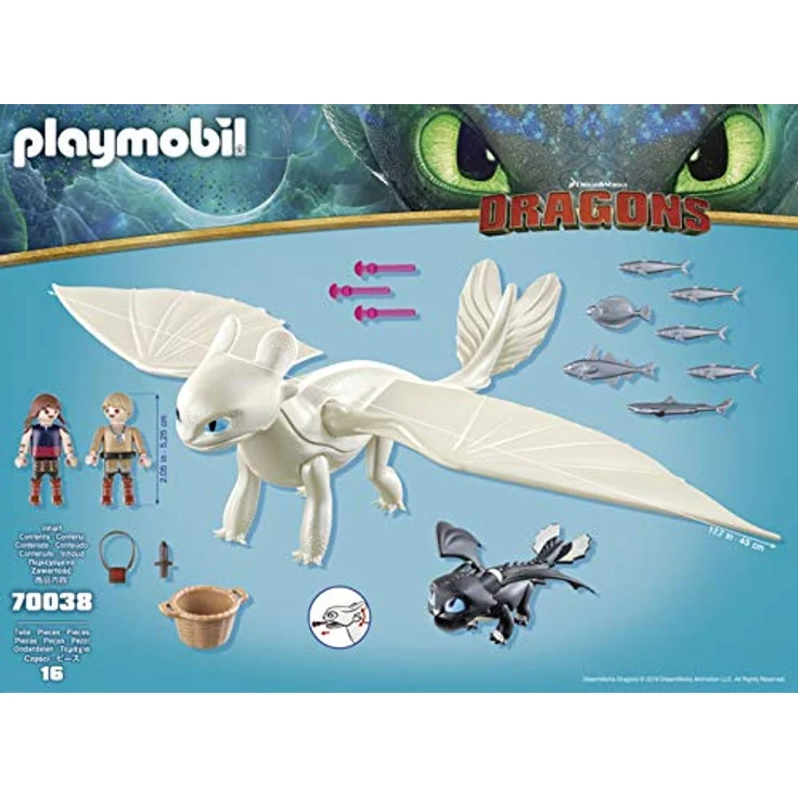 PLAYMOBIL 70038 - Dragons - Light Fury Spielset – Bild 5