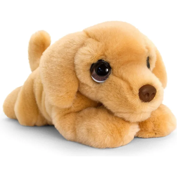 Keel Toys SD2526 Signature Kuschelwelpe Labrador, 37 cm, Gelb