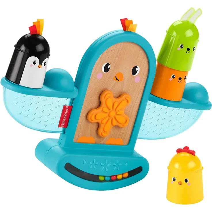 Mattel GJW26 Fisher-Price Stapel & Schaukel Vögelchen