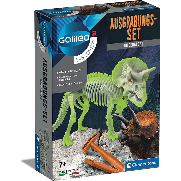 Clementoni Ausgrabungs-Set Triceratops – Bild 1
