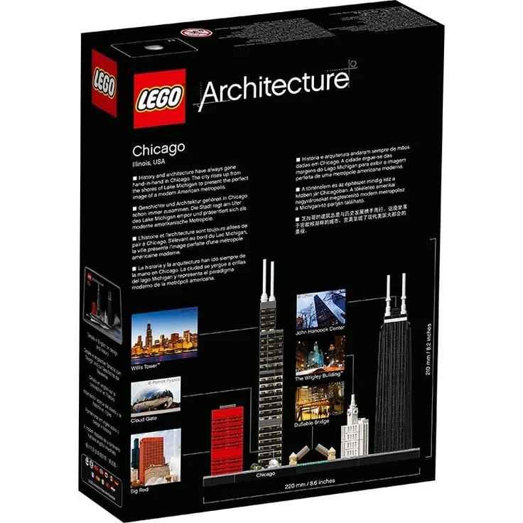 LEGO Architecture 21033 - Chicago, Skyline Baustein-Set – Bild 3