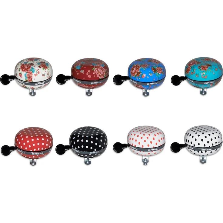 Big Ding Dong Bell Polkadot 80mm ROT Weiss – Bild 4