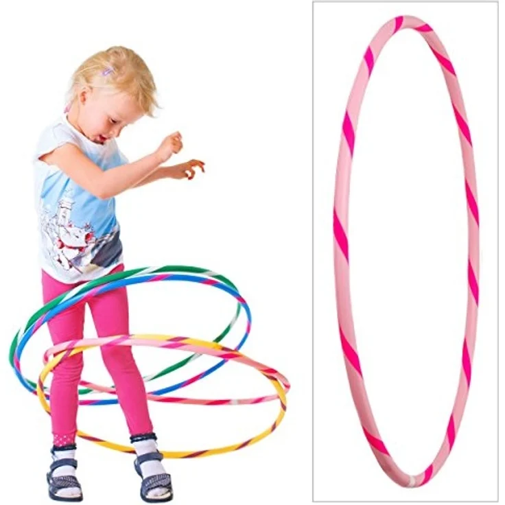 Bunter Kinder Hula Hoop für kleine Profis, Ø60cm, Rosa-Pink – Bild 1