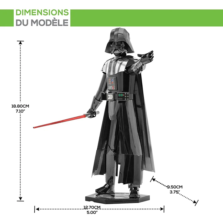 Metal Earth: Iconx STAR WARS Darth Vader – Bild 7